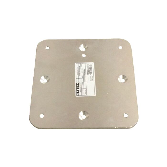 Universal Gulvplade Sølv 25cm