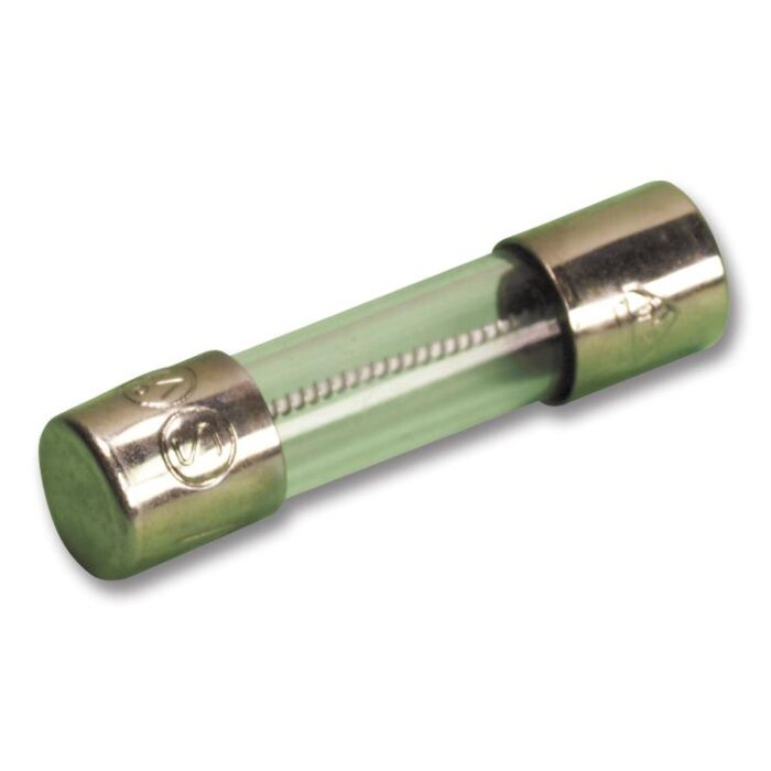 Sikring 100MA, 5x20mm, 250V, Træg, Glas