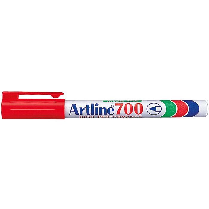 Tusch Rød til Permanent Markering