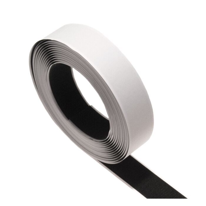 Selvklæbende burrebånd, 30 mm x 25 meter, Hook