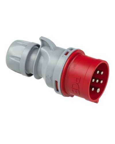 7P CEE Stik - 16A, Han, Rød, IP44