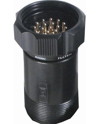 19P KUPO Kabelstik - Han, Sort (Socapex kompatibelt)