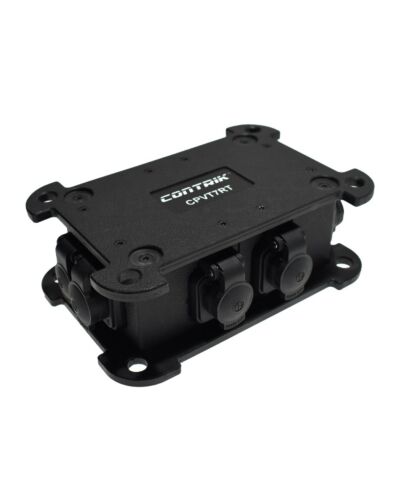 Contrik Stikplanke 4Way PCT1 Han -> 7x PCT1, IP65