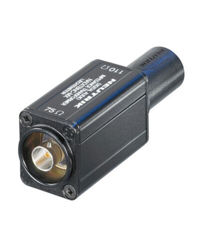 Neutrik NADITBNC-MX XLR Adaptor, BNC 75OHM -> XLR 3P Han 110OHM