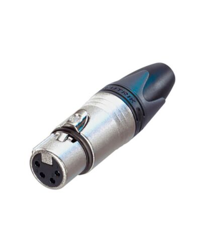 Neutrik NC4FXX 4P XLR Kabelstik - Hun, Blank