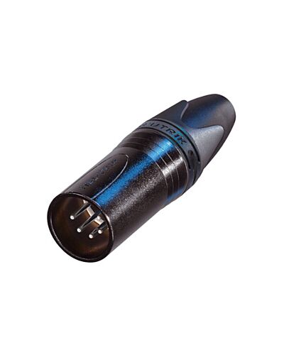 Neutrik 5P XLR Kabelstik - Han, Sort (100 stk.)