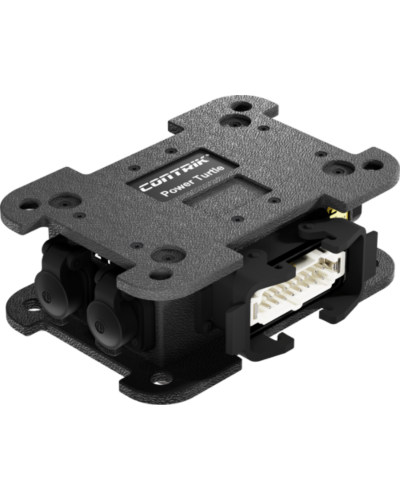 Contrik Turtle stikplanke Harting16 -> 6x Powercon True1