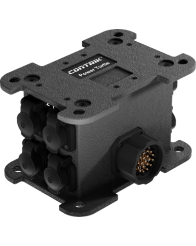 Contrik Turtle stikplanke Socapex19 -> 12x Powercon True1
