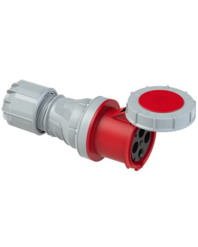 4P CEE Stik - 125A, Hun, Rød