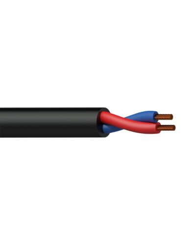 PROCAB Højttalerkabel 2x2.5mm², Sort - 13 AWG - CCA, Flere Længder