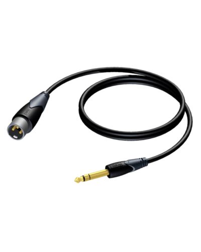 PROCAB CLA724 XLR male - 6.3 mm Jack male stereo, Flere Længder
