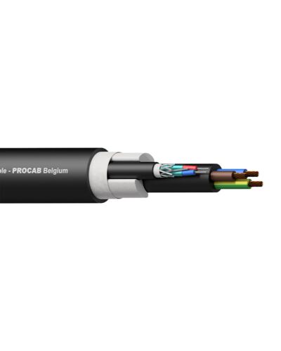 PROCAB Multikabel 1x DMX/AES 230V 3G1,5, Pr. meter