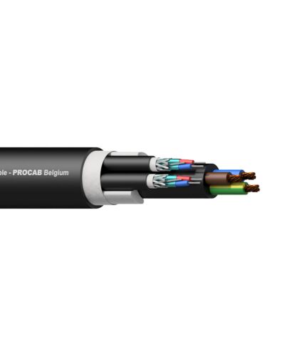 PROCAB Multikabel 2x DMX/AES/230V 3G2,5, 100m