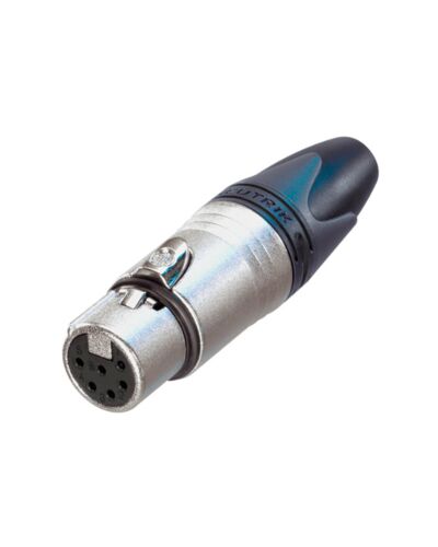 Neutrik NC6FXX 6P XLR Kabelstik - Hun, Blank