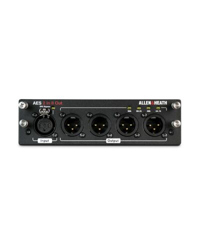 Allen & Heath AES3 I/O Card for dLive/Avantis 2in 8out 