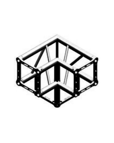 Litec QX30S Truss - 3 Vejs hjørne Sort