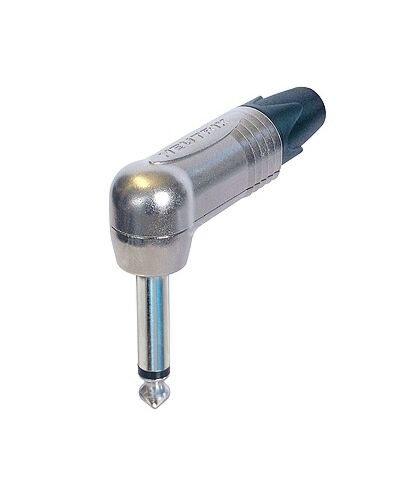 Neutrik NP2RX-BAG -BULK- Jackstik Mono vinkel han, blank, 6,3 mm