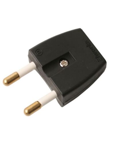 DK Han stik - Sort, uden jord