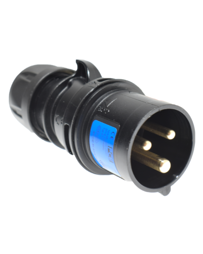 3P CEE Stik - 16A, Han, Sort