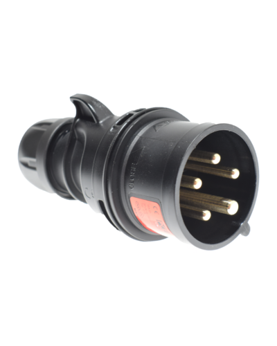 5P CEE Stik - 16A, Han, Sort