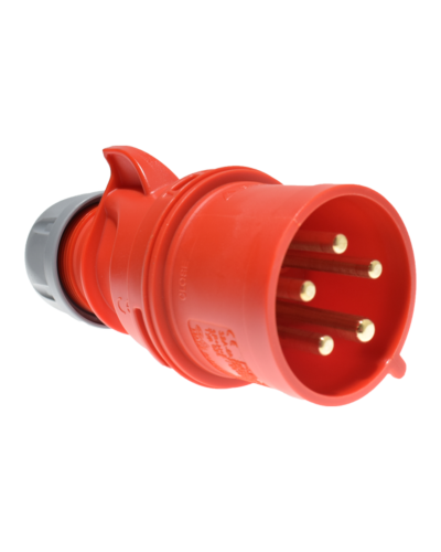 5P CEE Stik - 32A, Han, Rød