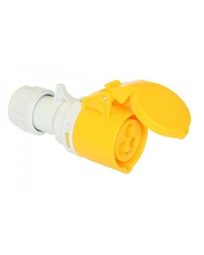 3P CEE Stik - 32A, Hun, Gul, 110V