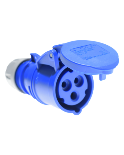 3P CEE Stik - 16A, Hun, Blå
