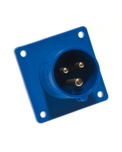 3P CEE Chassis - 16A, Han, Blå, 70 x 70mm