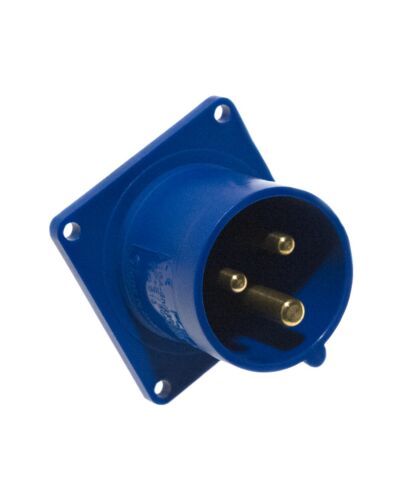 3P CEE Chassis - 16A, Han, Blå, 56 x 56mm