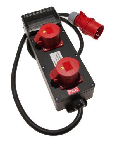 PD Box - 32A ind & 2x 16A ud