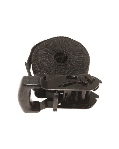 Spanset / Spændebånd - Endless 25 mm x 3 m (500kg) - Sort Håndtag