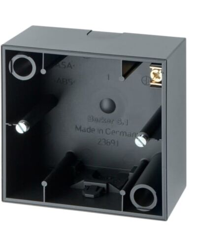 Euro underlag 1 modul, 83x83mm, sort