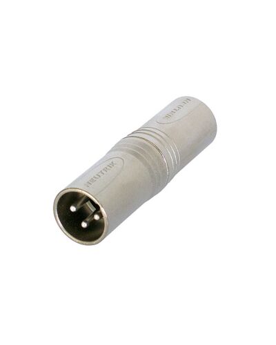 Neutrik NA3MM 3P XLR Adaptor - Han/Han 