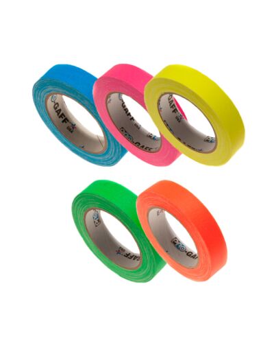 Glow Gaffatape - 24mm x 22,8m - Flere Farver