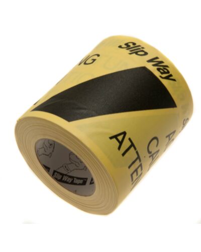 Cable/Slipway Tape 145mm x 30m Gul/Sort