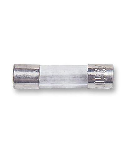 Sikring 1,25A, 5x20mm, 250V, Træg, Glas