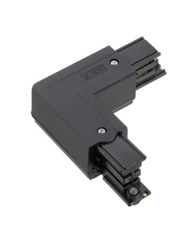 XTS 35-2 L-stykke for 3-faset strømskinne, sort