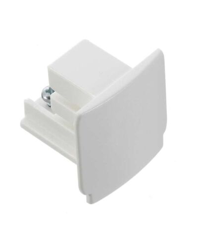 XTS 41-3 Endestykke, 3-faset strømskinne, hvid