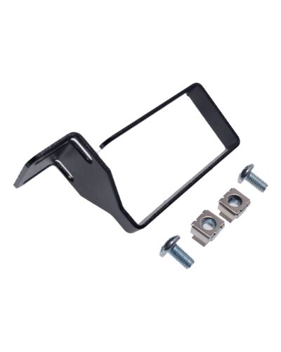 Rack Kabelbøjle 1U Sidemontering, Sort