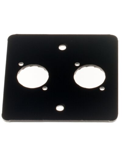 Låg til wallbox med plads til 2 x XLR