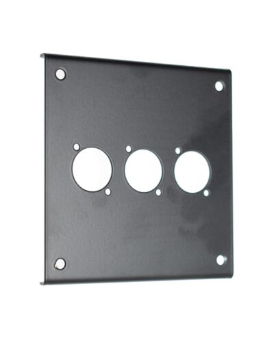 Låg til Wallbox - Plads til 3 x XLR - 120x120mm