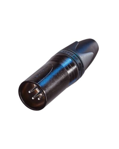 Neutrik NC4MXX-BAG 4P XLR Kabelstik - Han, Sort