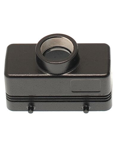 ILME 16 Pol Kabelhus m. 4 pegs, 1x PG21 - Sort