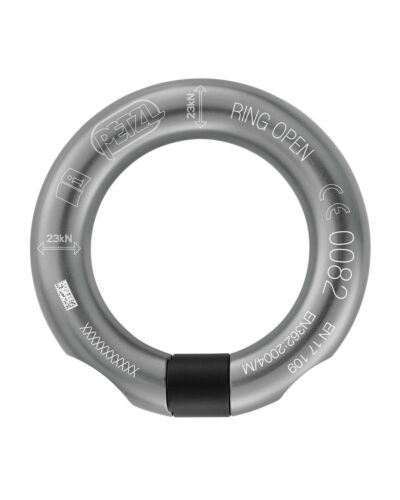 Petzl Open Connection Ring, Grå