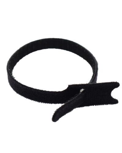 Velcro Strop / Kabelbinder 13x300mm, Sort