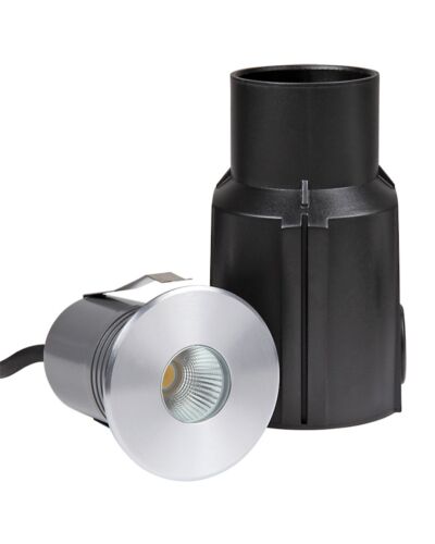 ProLED Nedgravningsspot, 5W Inground COB5 R Mono, Varm Hvid (3.000K), Ø70, IP67, 24V, 30°