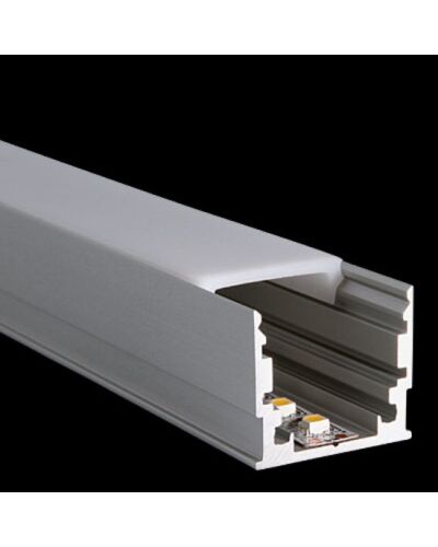 Aluminium Skinne 2 Meter - M-Line Standard - Til PROLED Flex Strips, flere farver