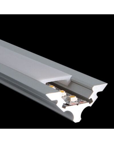 Aluminium Skinne 2 Meter - S-Line Corner - Til PROLED Flex Strips, Flere farver