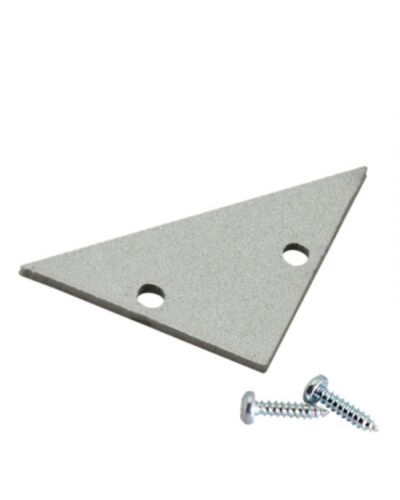 End Cap til Aluminium Skinne - S-Line Corner Med Flat Cover, flere farver