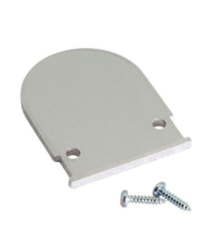 End Cap til Aluminium Skinne - M-Line Low Med Round Cover, flere farver